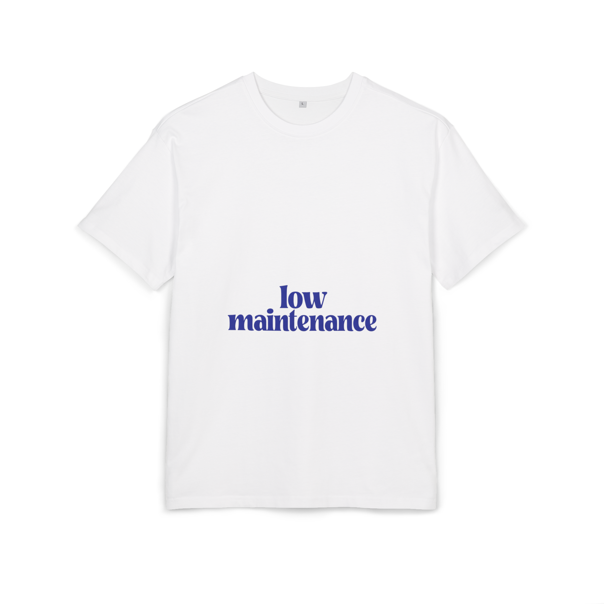 low maintenance tee front